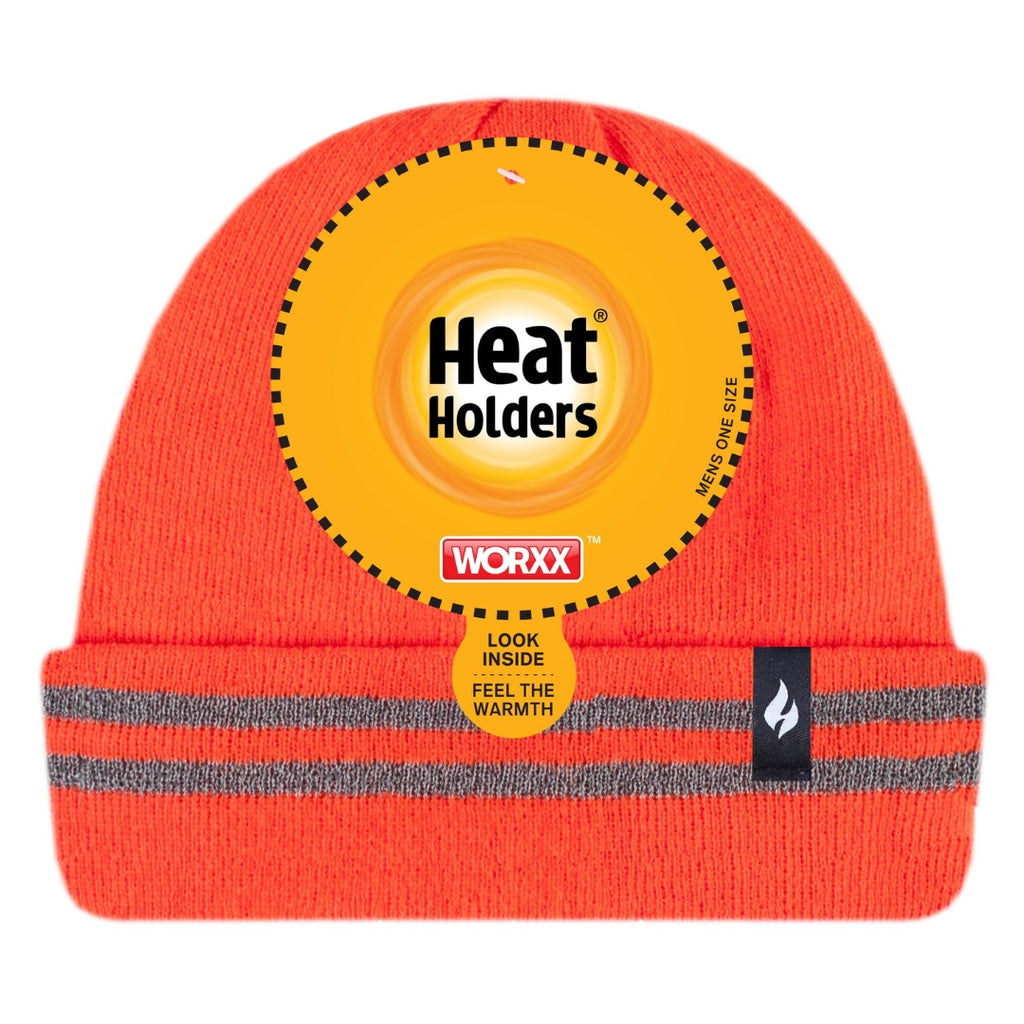 Heat Holders® Men's Bright Orange Worxx Hat