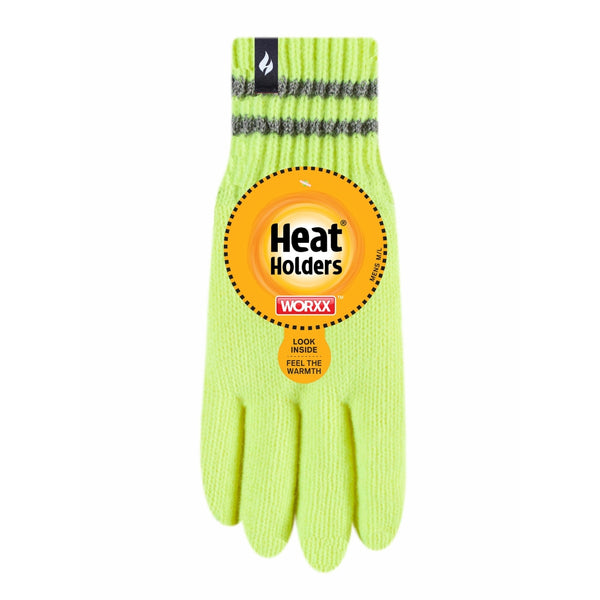 Heat Holders® Men's Bright Yellow M/L Worxx Gloves –