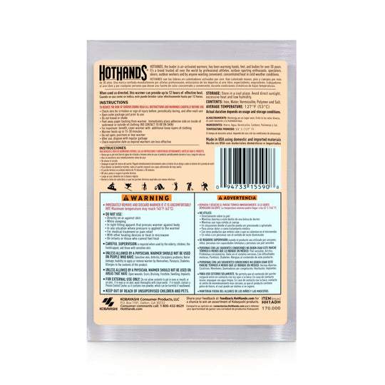 Bulk HotHands® Adhesive Body Warmers | 6 Displays, 240 Units