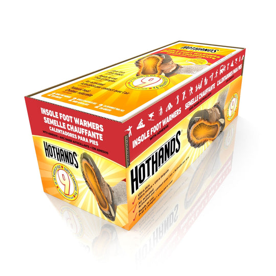 HotHands 9 Hour Adhesive Insole Foot Warmers | 16 Pairs