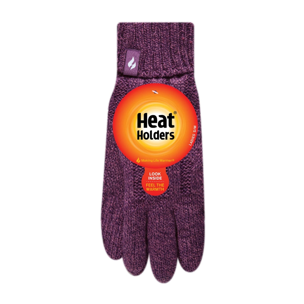 Heat Holders® Women's Purple S/M Gloves