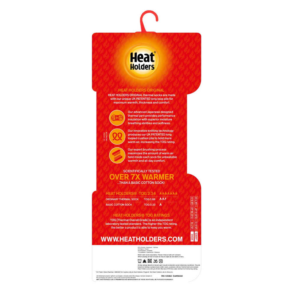 Heat Holders® Men's Twist Indigo/Denim Socks