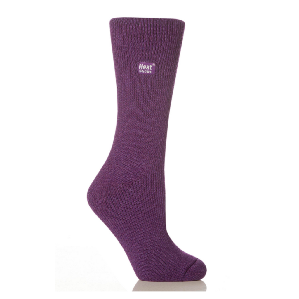 3 Pack | Heat Holders® Women's Original Purple Socks