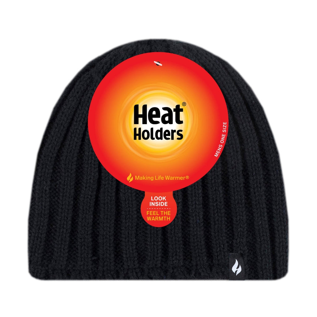 Heat Holders® Men's Black Hat
