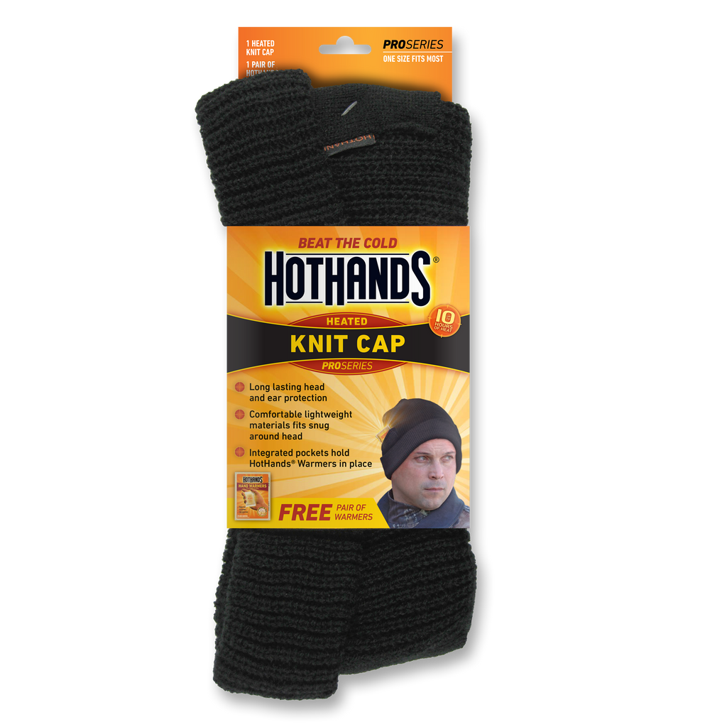 HotHands Black Knit Cap