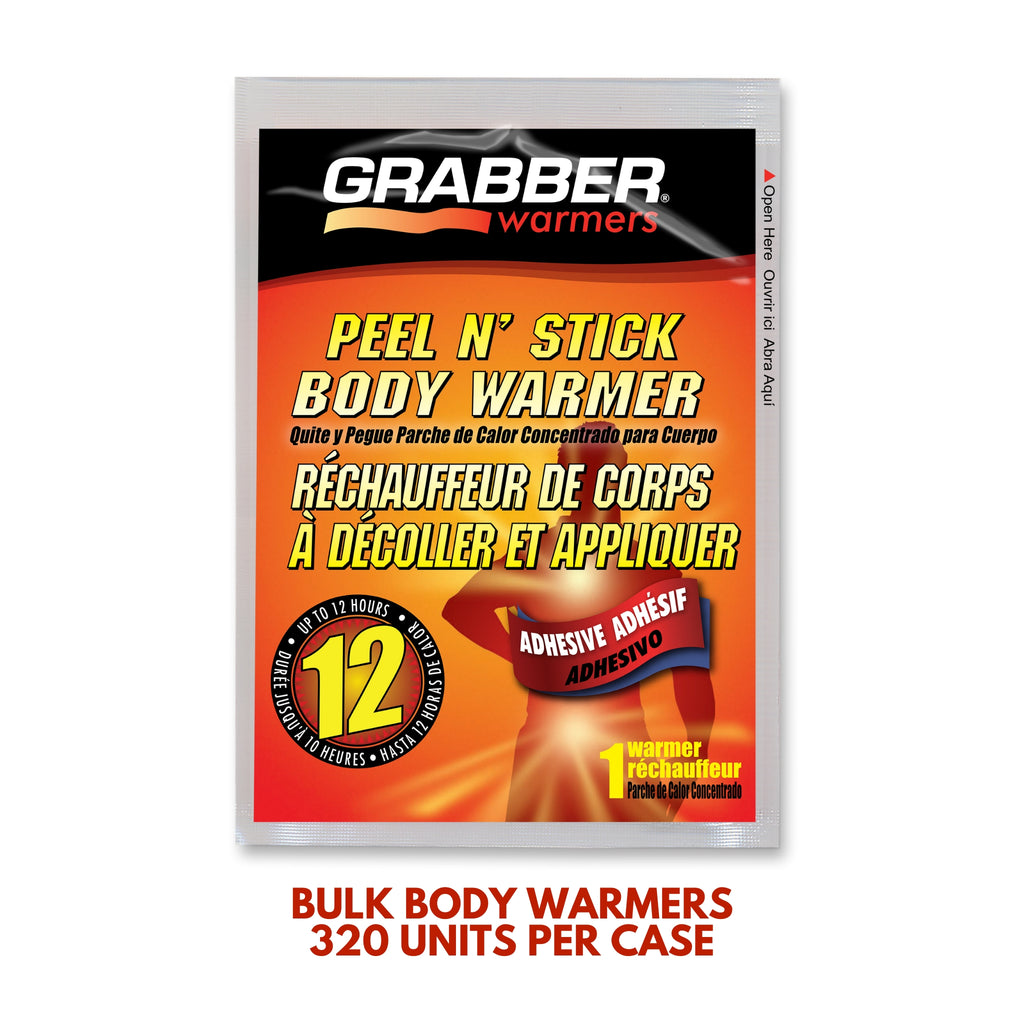 Bulk Grabber® Adhesive Body Warmers | 8 Displays, 320 Units