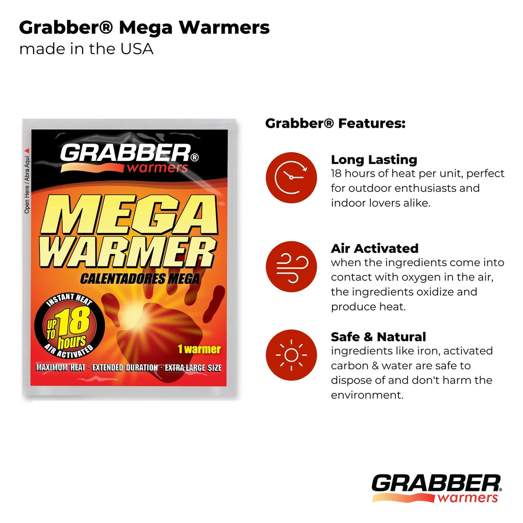 Bulk Grabber® Extended Duration Mega Warmers | 8 Displays, 240 Units