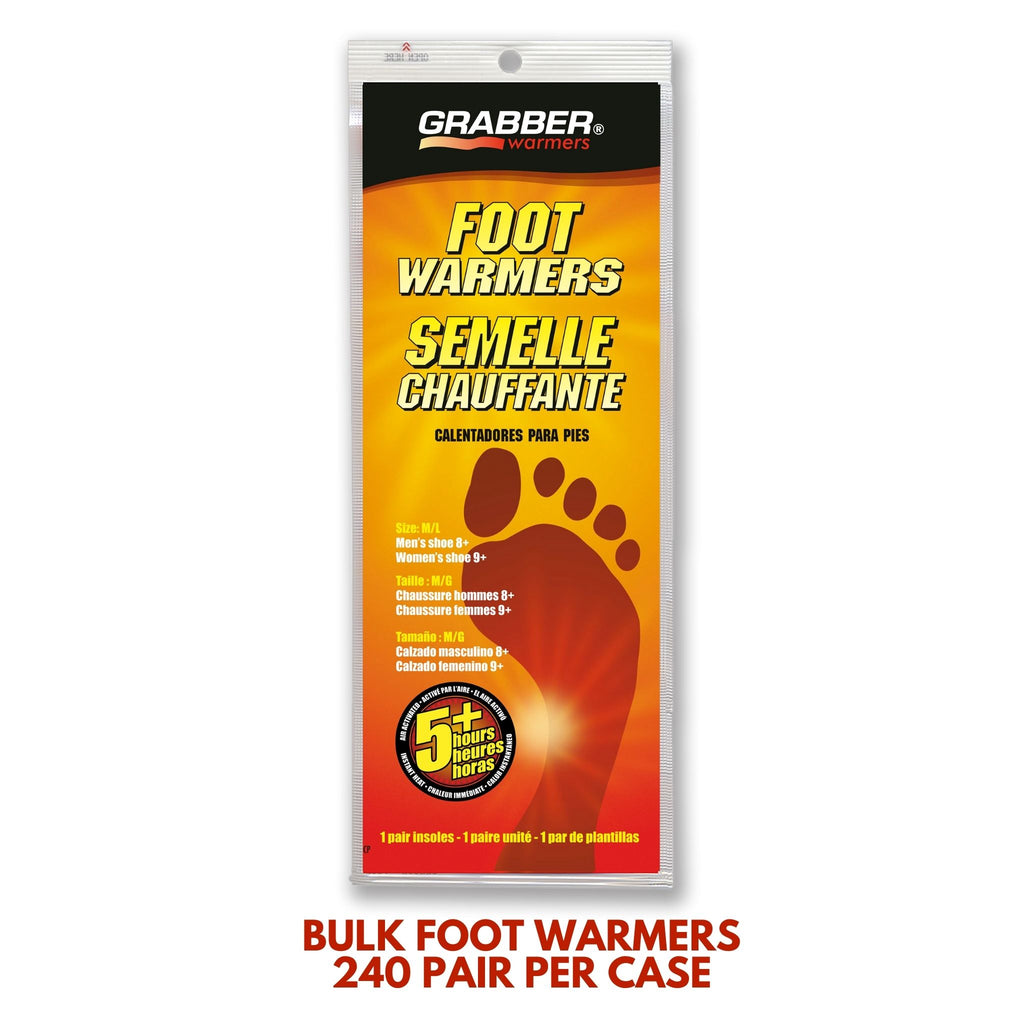 Bulk Grabber® M/L Foot Warmers | 8 Displays, 240 Pair