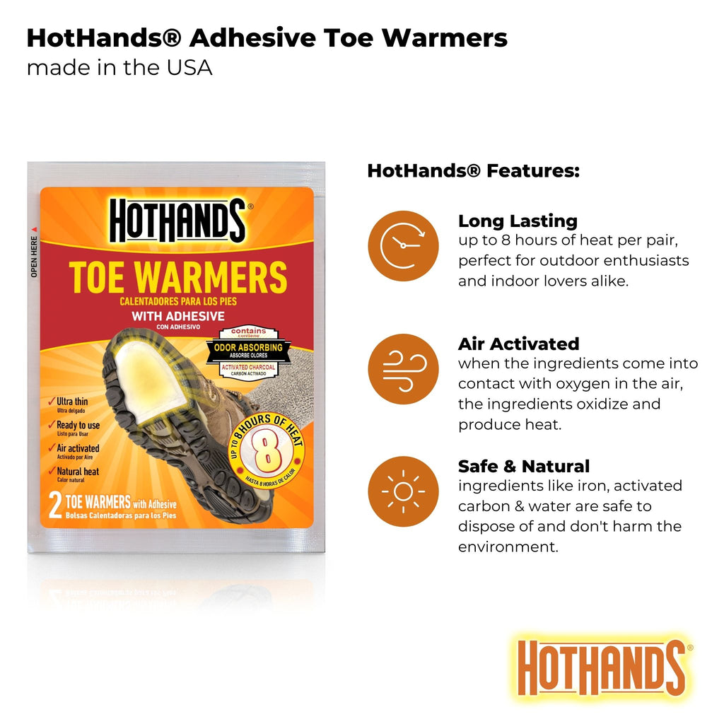 HotHands® Adhesive Toe Warmers | 40 Pair